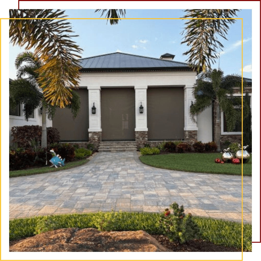 house with hurricane shutters